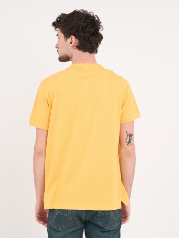 Timeout - Tricou barbat polo de culoare uniforma cu logo - Img 2