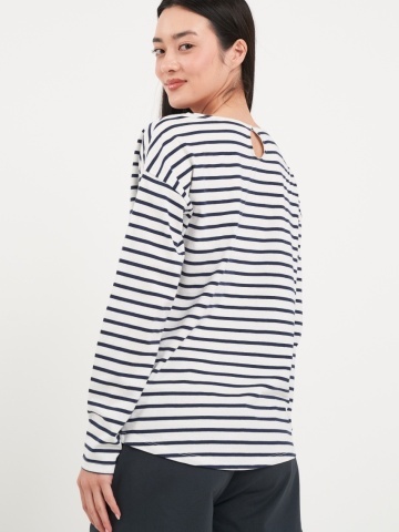 Timeout - Tricou dama cu maneca lunga si dungi - Img 3