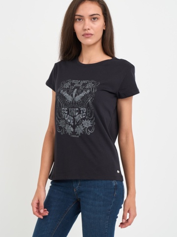 Timeout - Tricou dama maneca scurta cu detalii grafice - Img 6