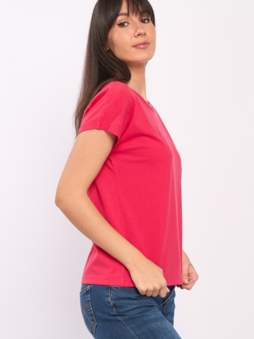 Timeout - Tricou dama maneca scurta de culoare uniforma - Img 5