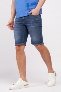 Kenvelo - Bermude barbat din denim de culoare inchisa