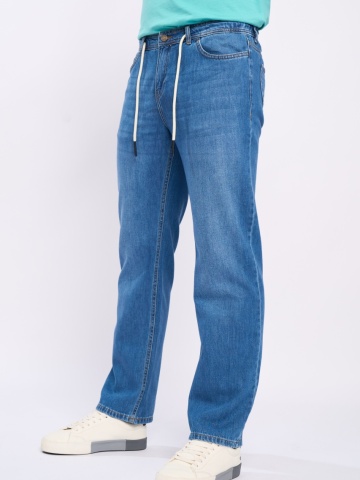 Kenvelo - Blugi barbat jogger cu aspect usor decolorat - Img 6