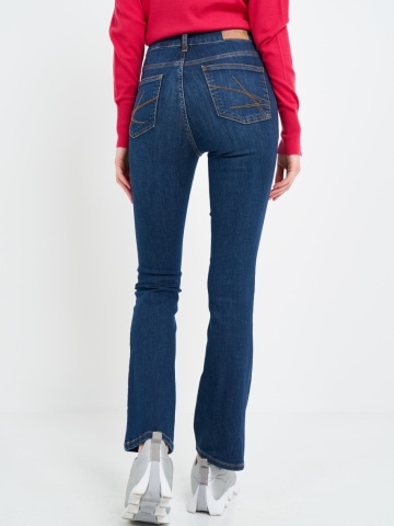Kenvelo - Blugi dama bootcut cu aspect usor decolorat - Img 4