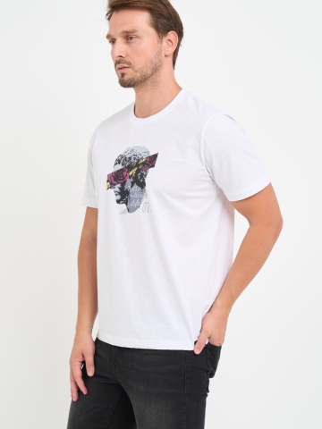 Kenvelo - Tricou barbat cu logo si detalii grafice - Img 6