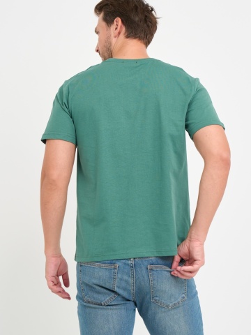 Kenvelo - Tricou barbat cu logo si imprimeu detalii grafice - Img 4