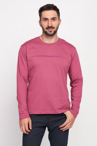Kenvelo - Tricou barbat cu maneca lunga cu logo
