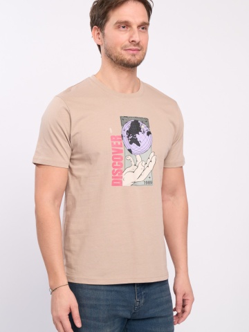 Kenvelo - Tricou barbat maneca scurta cu imprimeu - Img 4