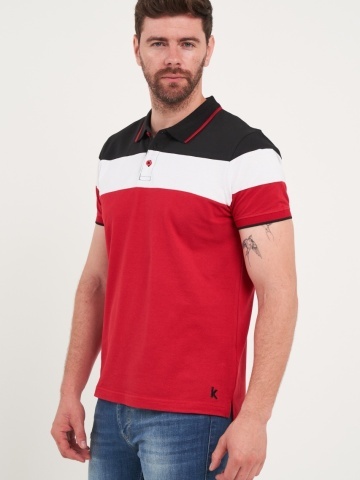 Kenvelo - Tricou barbat polo multicolor - Img 6