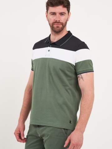 Kenvelo - Tricou barbat polo multicolor - Img 5