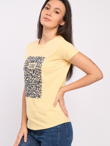 Kenvelo - Tricou maneca scurta de dama cu imprimeu text - Img 6