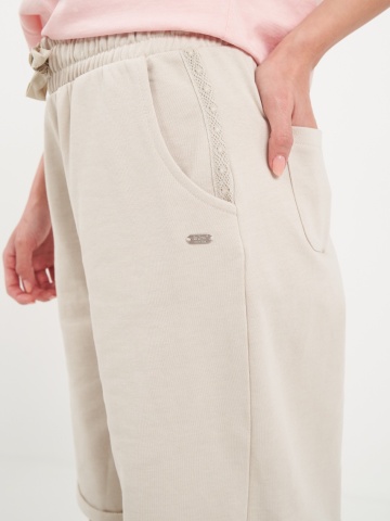 Lee Cooper - Bermude dama sport de culoare uniforma - Img 2
