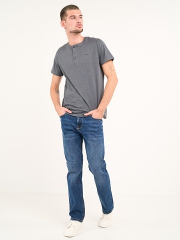 Lee Cooper - Blugi barbat regular cu aspect decolorat - Img 7