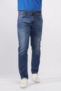 Lee Cooper - Blugi barbat straight cu aspect usor decolorat