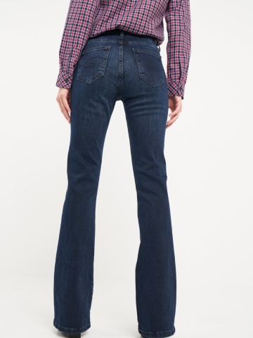 Lee Cooper - Blugi dama bootcut cu aspect usor decolorat - Img 5