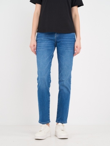 Lee Cooper - Blugi dama boyfriend cu aspect decolorat