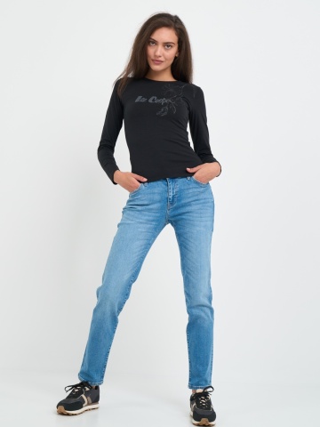 Lee Cooper - Blugi dama girlfriend culoare deschisa - Img 8