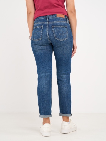 Lee Cooper - Blugi dama girlfriend de culoare uniforma - Img 5