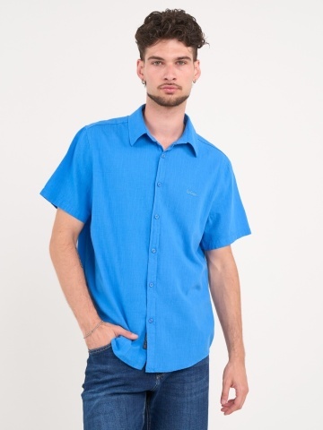 Lee Cooper - Camasa barbat cu maneca scurta regular de culoare uniforma
