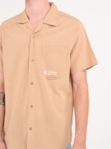 Lee Cooper - Camasa barbat cu maneca scurta si detalii logo - Img 4