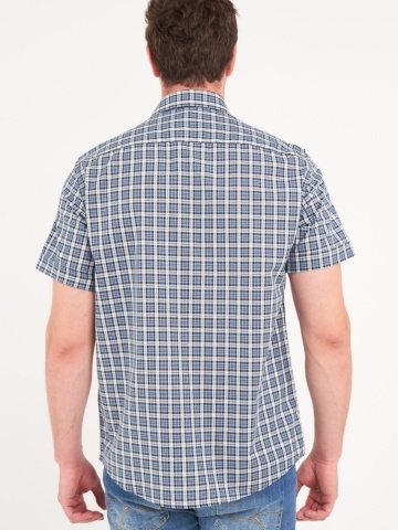 Lee Cooper - Camasa barbat maneca scurta cu model in carouri - Img 4