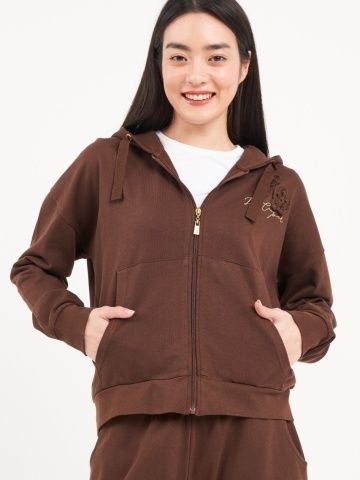 Lee Cooper - Hanorac dama cu fermoar si gluga