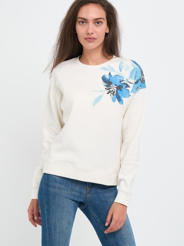 Lee Cooper - Hanorac dama cu imprimeu floral si logo