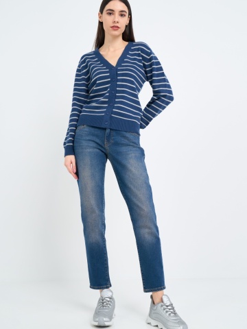 Lee Cooper - Pulover dama cu model in dungi - Img 9