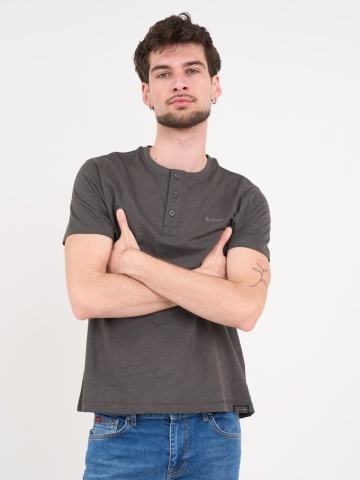 Lee Cooper - Tricou barbat cu detalii si nasturi - Img 7