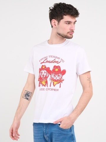 Lee Cooper - Tricou barbat cu maneca scurta si imprimeu - Img 4
