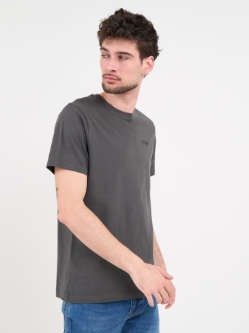 Lee Cooper - Tricou barbat de culoare uniforma cu detalii logo - Img 7