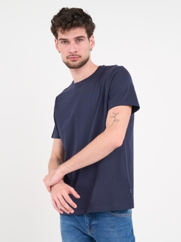 Lee Cooper - Tricou barbat de culoare uniforma cu detalii logo