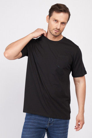 Lee Cooper - Tricou barbat din bumbac cu buzunar si logo