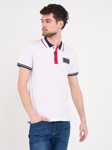 Lee Cooper - Tricou barbat polo cu detalii logo