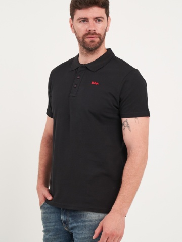 Lee Cooper - Tricou barbat polo de culoare uniforma - Img 5
