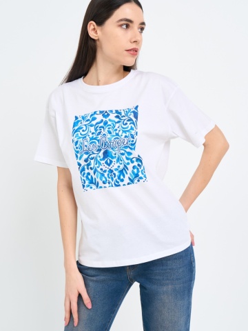 Lee Cooper - Tricou dama cu imprimeu logo - Img 4