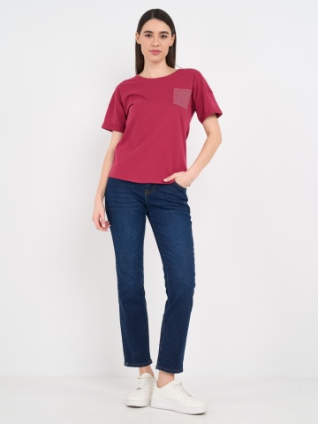 Lee Cooper - Tricou dama cu maneca scurta si detalii - Img 9