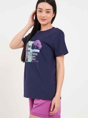 Lee Cooper - Tricou dama cu maneca scurta si imprimeu - Img 4