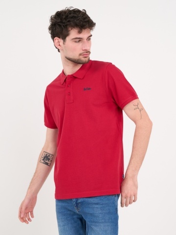 Lee Cooper - Tricou polo barbat de culoare uniforma - Img 7