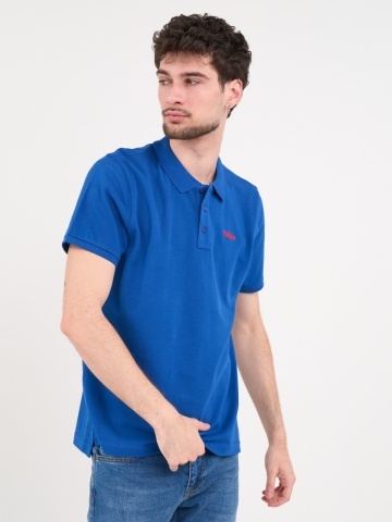 Lee Cooper - Tricou polo barbat de culoare uniforma - Img 6