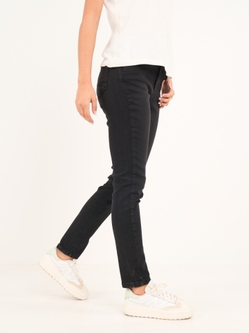 Timeout - Blugi dama skinny de culoare inchisa - Img 6