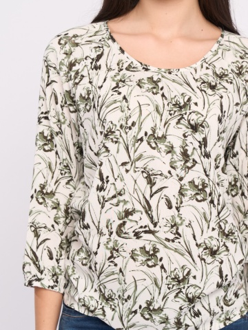 Timeout - Camasa cu maneca lunga dama cu model floral - Img 2