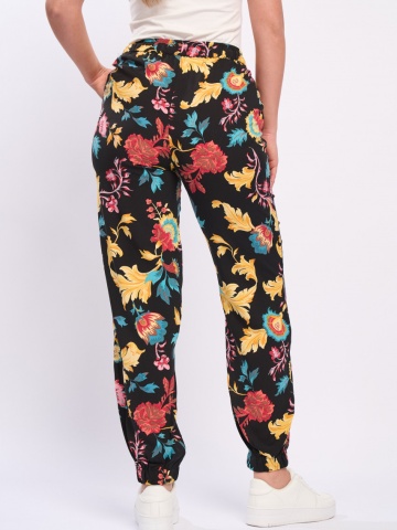 Timeout - Pantaloni dama cu model floral - Img 5