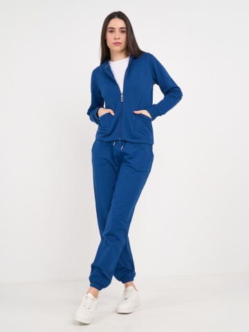 Timeout - Pantaloni sport dama cu buzunare de culoare uniforma - Img 10