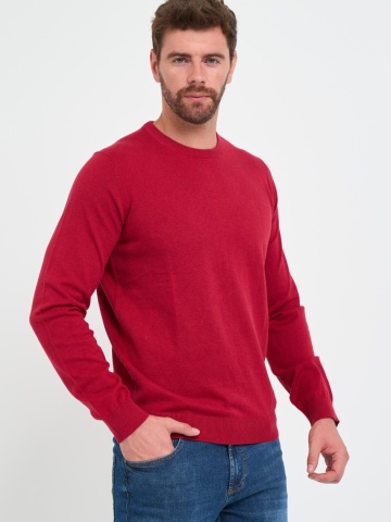 Timeout - Pulover barbat de culoare uniforma cu logo - Img 4