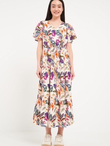 Timeout - Rochie dama cu imprimeu floral - Img 7
