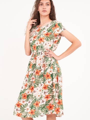 Timeout - Rochie dama cu imprimeu floral - Img 3
