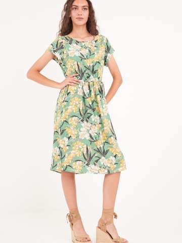 Timeout - Rochie dama cu imprimeu floral - Img 6