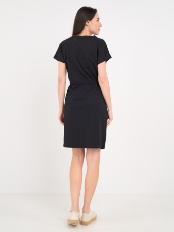 Timeout - Rochie dama de culoare uniforma cu nasturi - Img 6