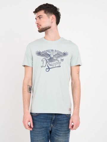 Timeout - Tricou barbat cu maneca scurta si imprimeu grafic