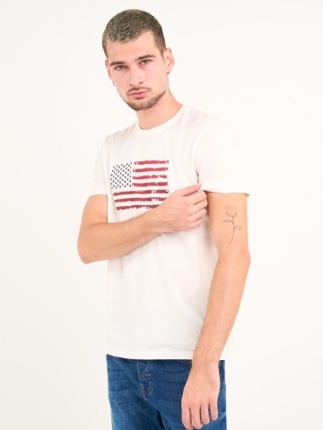 Timeout - Tricou barbat cu maneca scurta si imprimeu